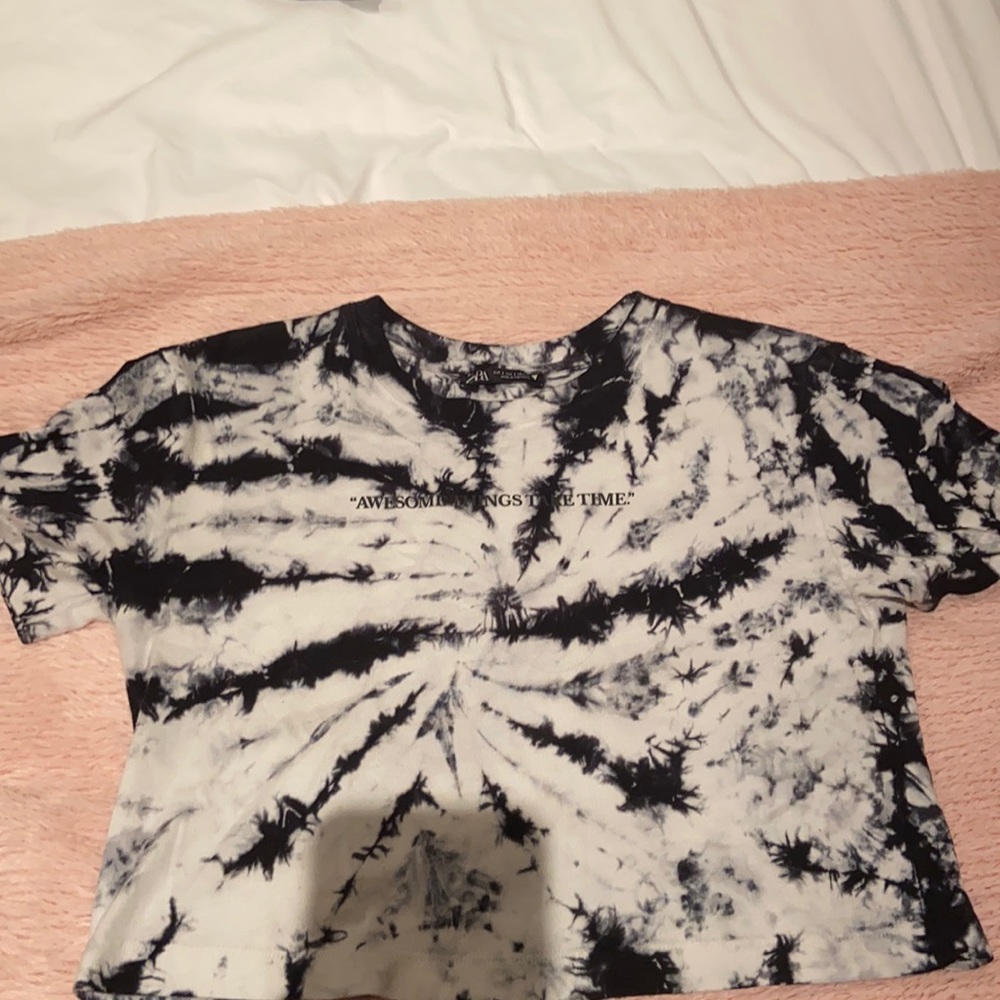 Zara Tie-dye Crop Top